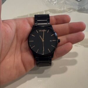 MVMT Midnight Black Watch with Gold Details(Never Worn)